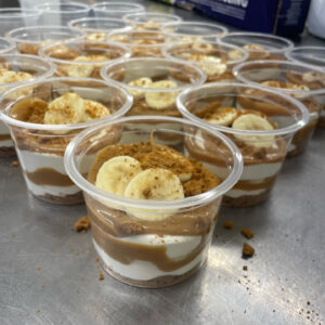 Banoffee pie in a cup