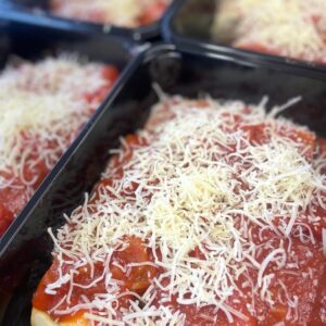 Cannelloni met ricotta, spinazie en tomatensaus (veggie)