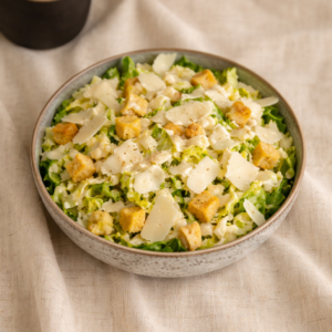 Romeinse salade met caesardressing